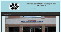 Desktop Screenshot of advancedvetcare.com